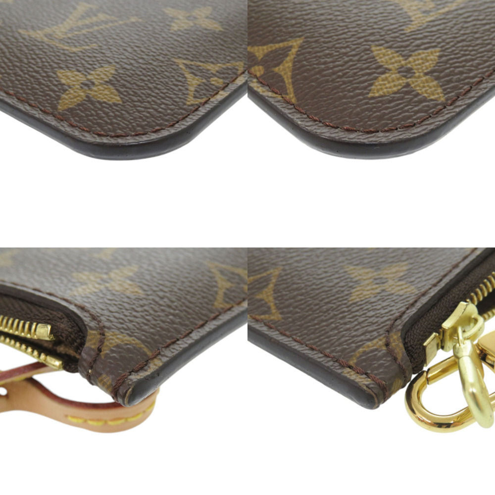 LOUIS VUITTON Brown Monogram Neverfull Pouch - Picture 3 of 7